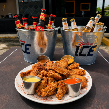 ¡Combo Mundialista! 20 Wings + 2 Cubetazos Nacionales por solo $18 en Buffeta