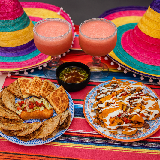 Combo Mexicano: Tacos de Birria, Flautas, Nachos, Quesadillas + 2 Bebidas por $15 en La Taquerita San Francisco