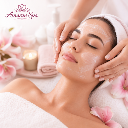 Masaje Relajante de Cuerpo Completo + Hidratación Facial + Hidratante de Labios por solo $14.99 en Amaran Spa
