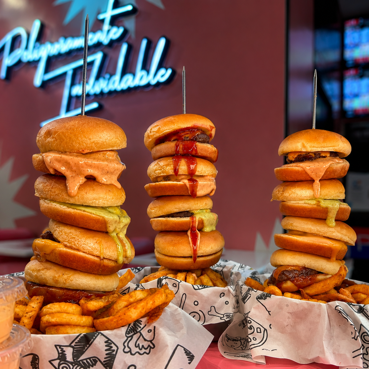 All You Can Eat de Sliders por 1 Hora por solo $9.99 en Beauty and The Butcher