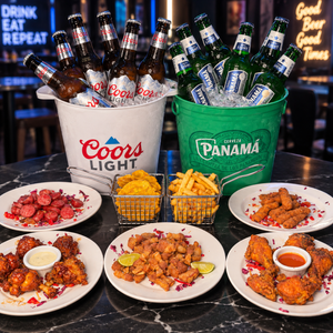 2 Cubetazos + 4 Platos de Proteína + Patacones y Papas para Compartir por $19 en Zone Xtreme VIP