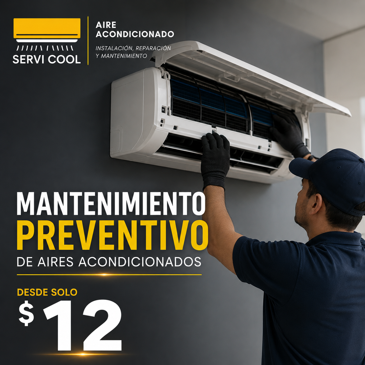 Mantenimiento Preventivo de Aires Acondicionados desde solo $12 con Servicool507