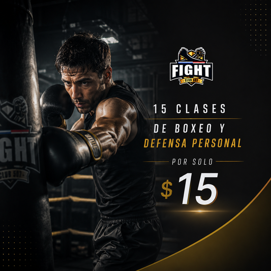 15 Clases de Boxeo y Defensa Personal por solo $15 en Fight Club 507