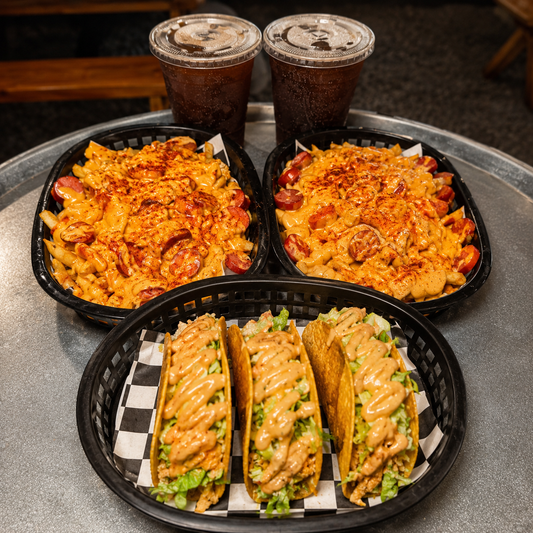 Combo con 2 Salchipapas, 3 Tacos y 2 Té Fríos por $12 en Chef Pepin - Chiriquí