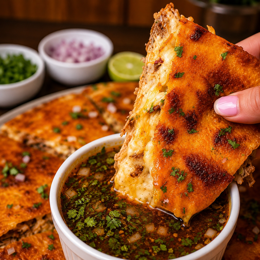 Pizza Birria Salvaje para Compartir hasta 4 Personas por $12 en Alitas Salvajes Pub