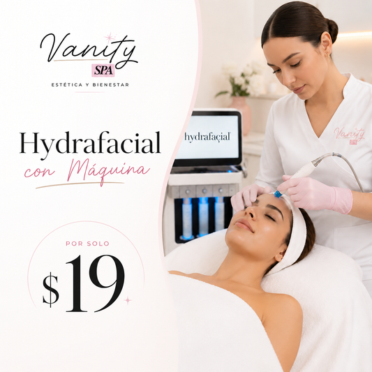 Hydrafacial con Máquina por solo $19 en Vanity Spa