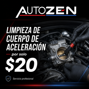 Limpieza de Cuerpo de Aceleración para Auto por $20