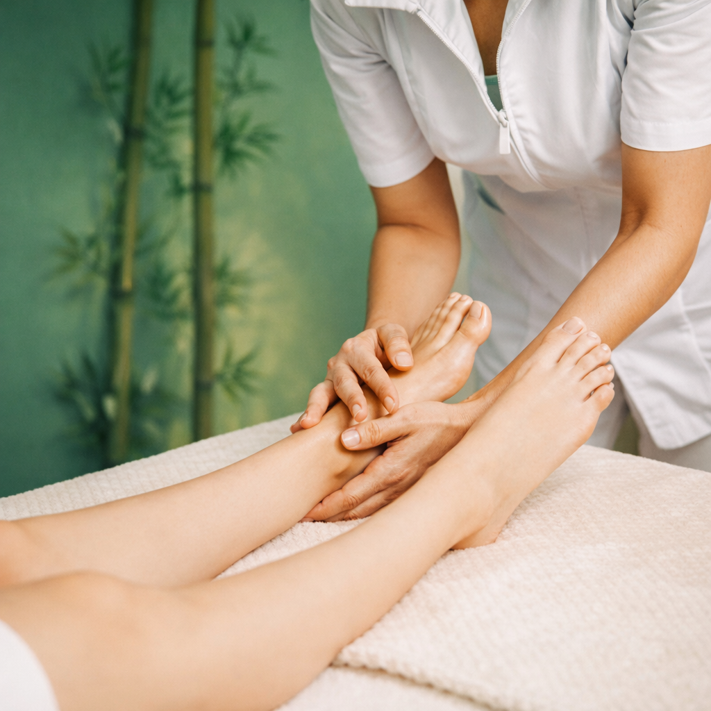 2x1 en Circuito de Relajación Ritual Head Spa Japonés + Relajación en Pies por solo $50 en Nouva Holistic