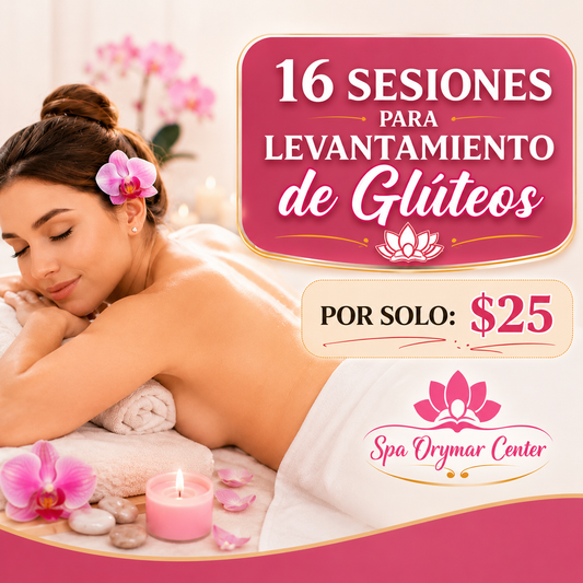 16 Sesiones para Levantamiento de Glúteos por solo $25 en Spa Orymar Center