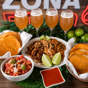20 Tortillas, Pollo, Bistec, Chorizo, Nachos y 4 Limonadas por $18 en Zona Food