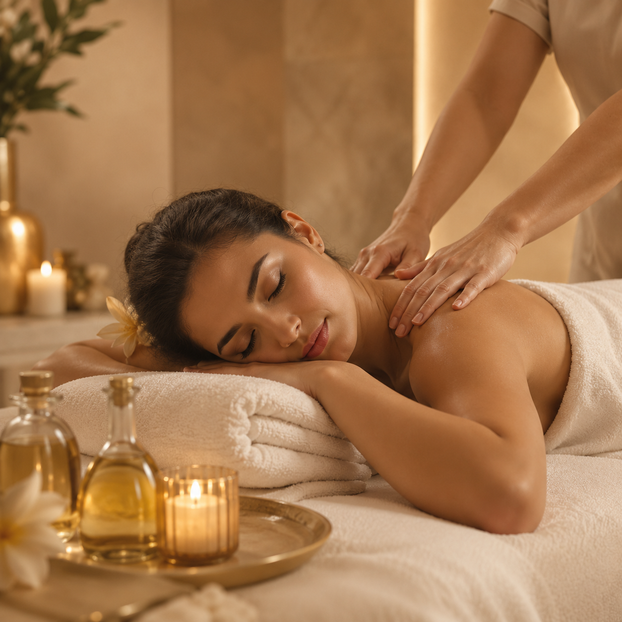 2x1 en Masaje Relajante de Cuerpo Completo por $20 en Om Spa By Guadalupe