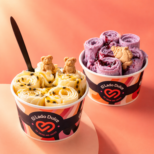 2 Ice Cream Rolls a escoger por solo $6 en El Lado Dulce