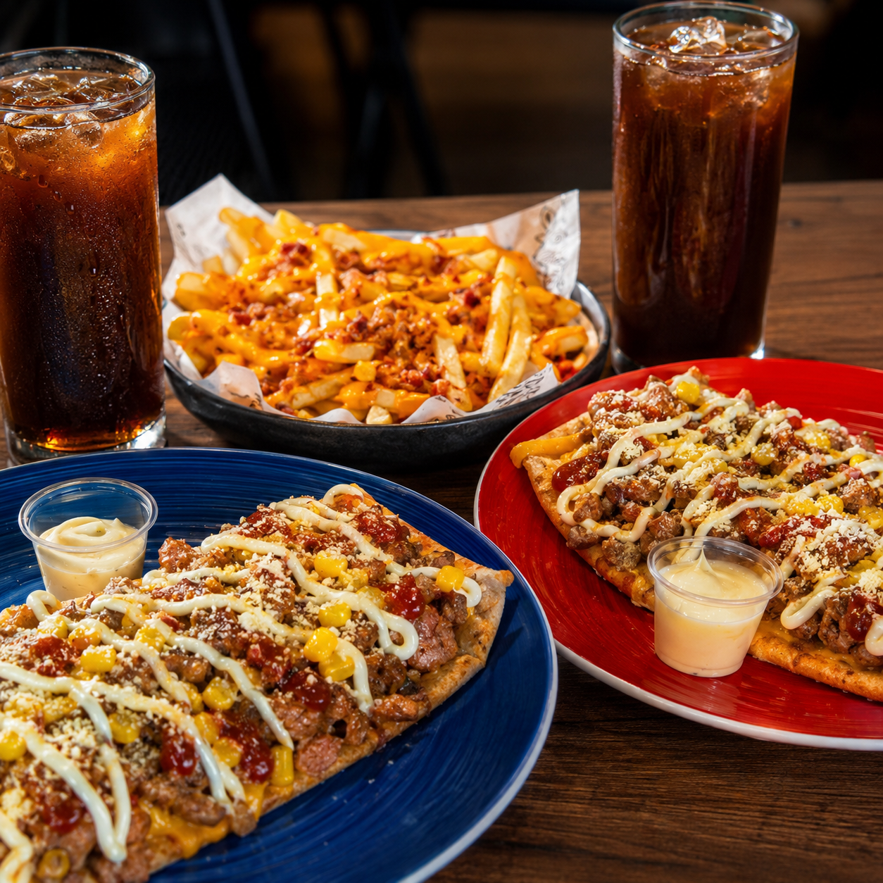 2 Pepitos de Pollo + Cheese Papas y 2 Tés Fríos por $16 en Ke Vakas – Chiriquí