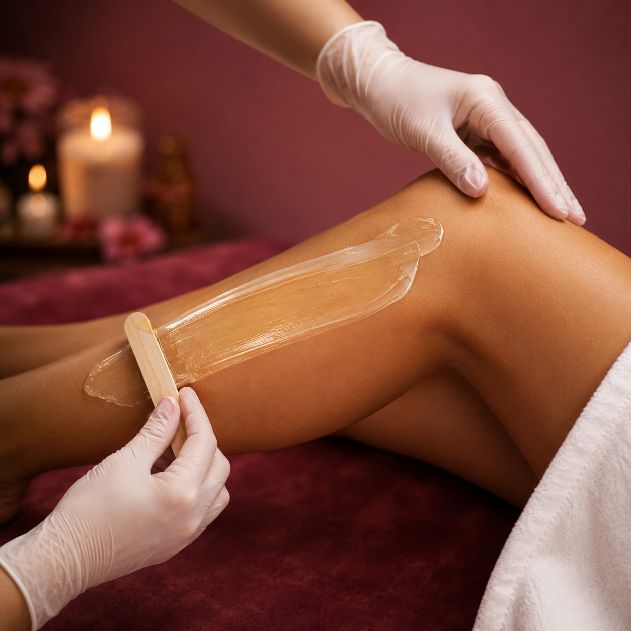 Depilación de Axilas y Media Pierna con Cera por $10 en Amta Skin Glow