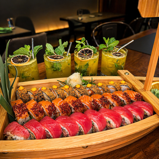 30 Rolls de Sushi de Autor + 4 Cócteles Premium por solo $45 en Catch Casco Viejo