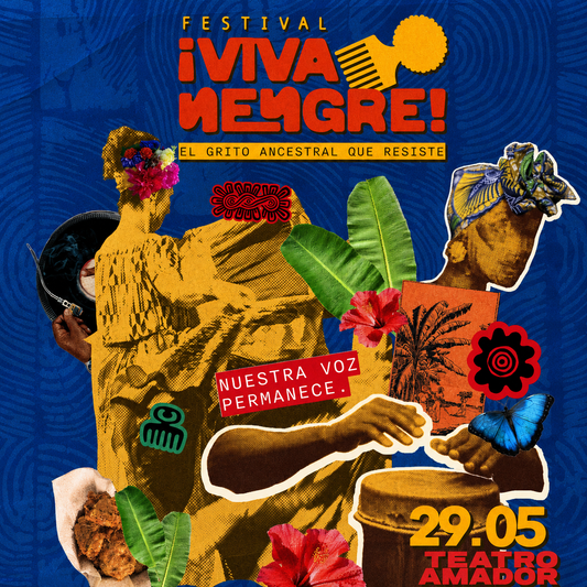 2x1 en Entradas para el Festival Viva Nengre este 29 de Mayo en el Teatro Amador por solo $15