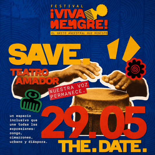 2x1 en Entradas para el Festival Viva Nengre este 29 de Mayo en el Teatro Amador por solo $15