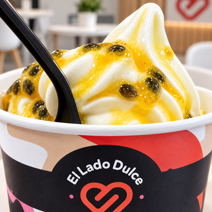 2 Frozen Yogurt + 2 Toppings a escoger por $6 en El Lado Dulce