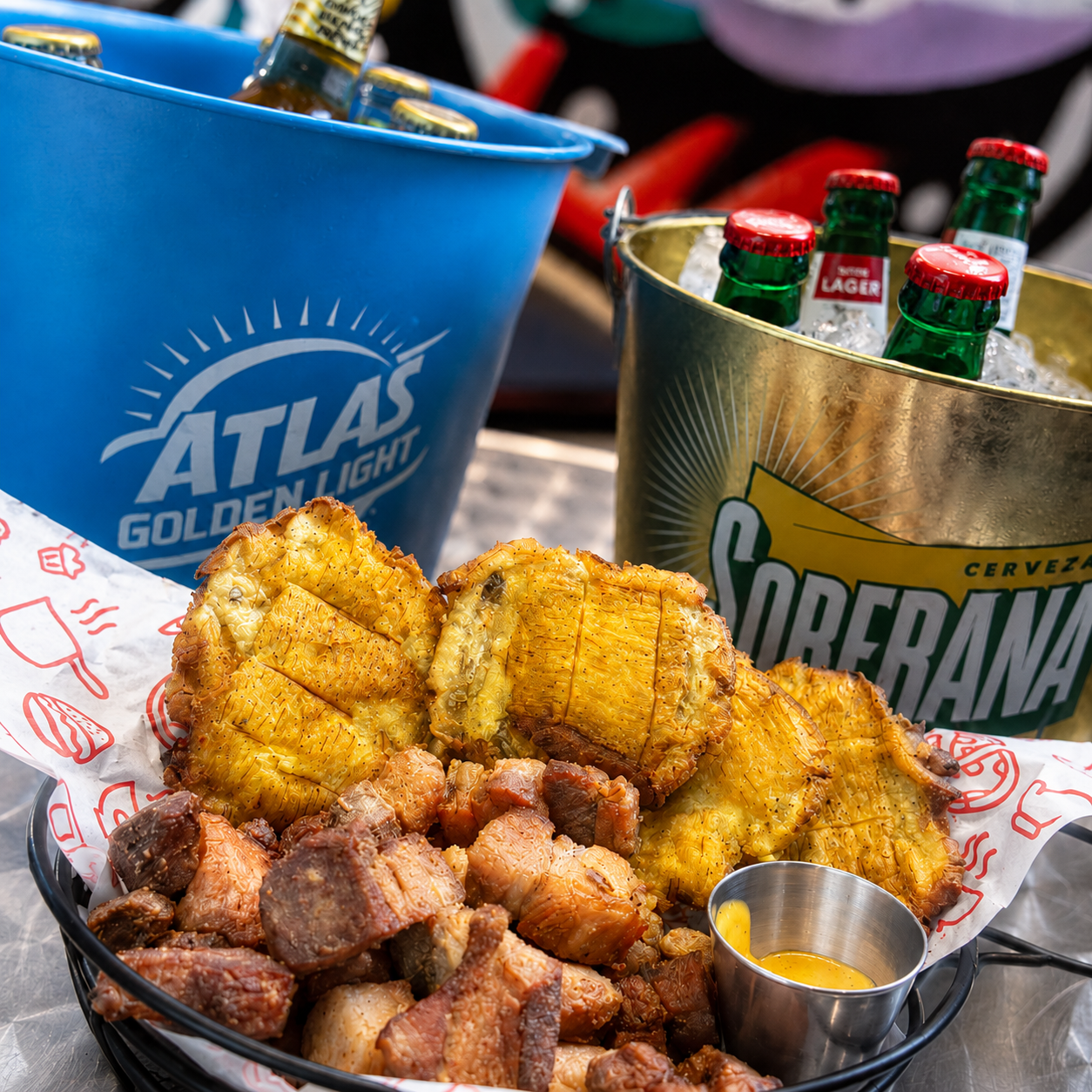 2 Cubetazos Nacionales + Pork Belly + Patacones por $15 en La Hincha Brava Sport Bar
