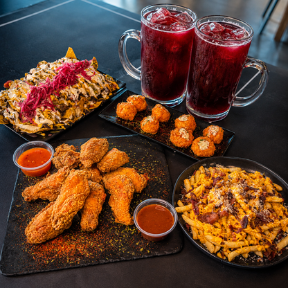 2 Jarras de Sangría + Wings, Nachos, Cheesy Pops y Nitro Papas por solo $20 en Buffeta – Chiriquí