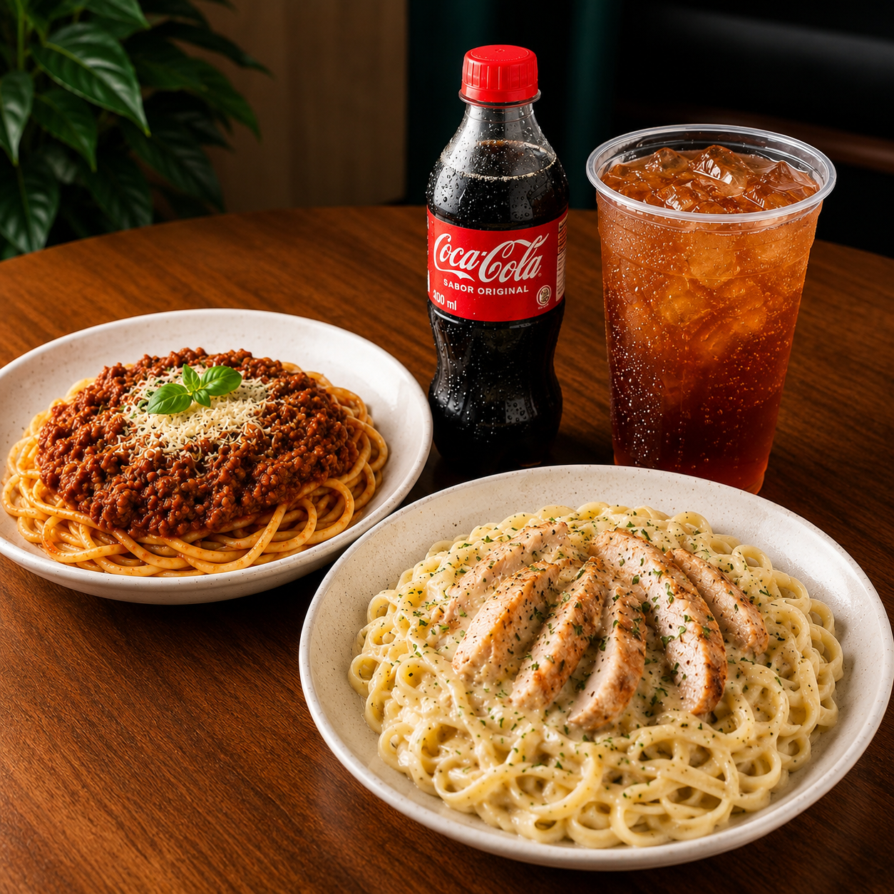 2 Pastas a elegir + 2 Bebidas por solo $8.50 en Alessia Express