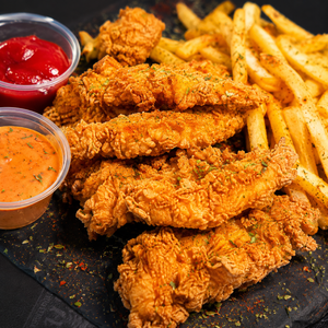 Pizza de Pepperoni, Cheesy Burger, Chicken Fingers, Ensalada, Entradas y 4 Bebidas por $30 en Buffeta – Chiriquí