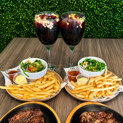 2 Cortes de Carne Importada + Entrada + 2 Sangrías por solo $19 en Ke Vakas Chiriquí