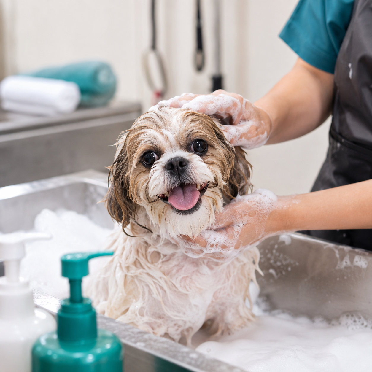 Baño Regular para Perritos y Gatitos con Limpieza de Oídos y Corte de Uñas desde $14.40 en Panamá Vet Clinic