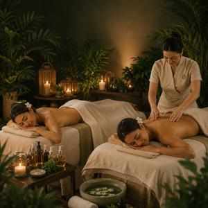 Masaje Oriental 2x1 con Masaje en Cuerpo, Piernas y Pies por $20 en Spa Amarás Tu Cuerpo