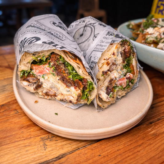 2 Shawarmas + Nachos Árabes + 2 Falafel + Bebidas por $15 en Nómada Árabe