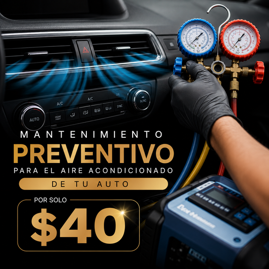 Mantenimiento Preventivo para el Aire Acondicionado de tu Auto por solo $40 en Aires Móvil Quintero
