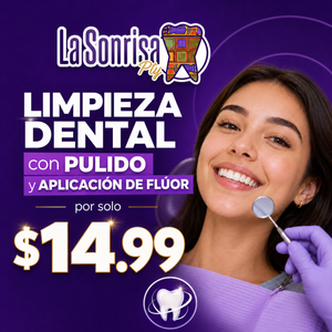 Limpieza Dental con Pulido y Aplicación de Fluor por $14.99 en Clínica Dental La Sonrisa PTY