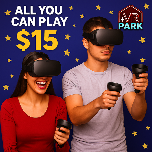 All You Can Play en Realidad Virtual para 2 Personas por solo $15 en VR Park Amador