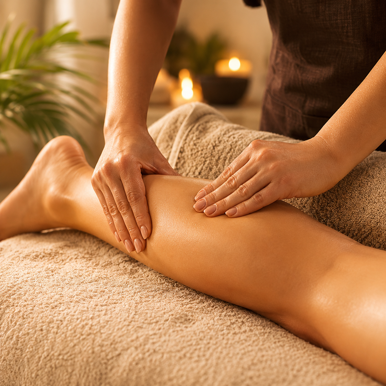 Masaje de Cuerpo Completo de 1 Hora + Té + Aromaterapia por $15 en Majestic Beauty Center