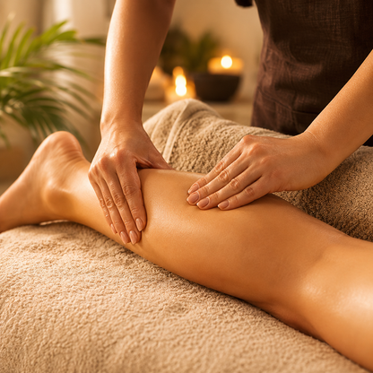 Masaje de Cuerpo Completo de 1 Hora + Té + Aromaterapia por $15 en Majestic Beauty Center