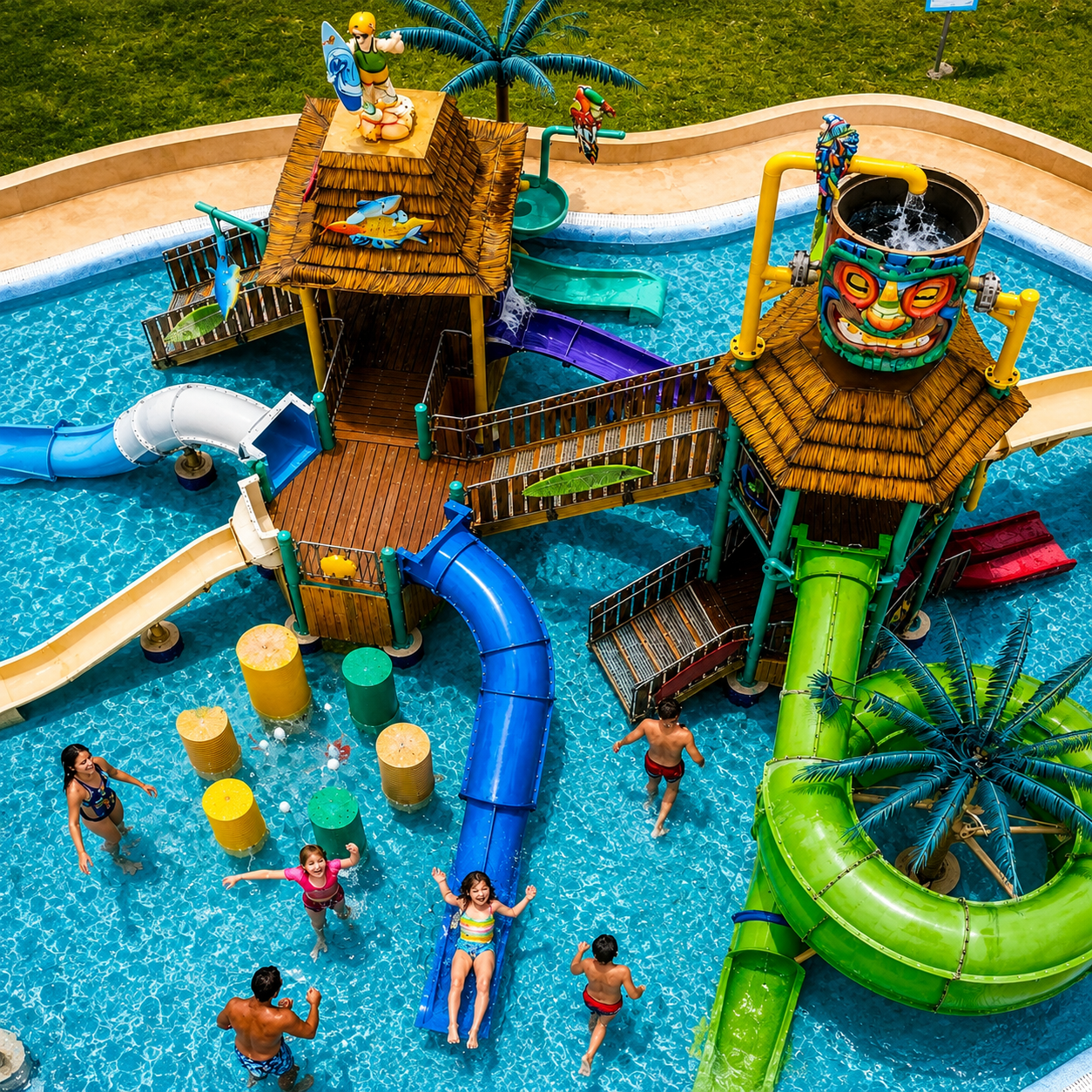 Day Pass para 2 Adultos o 2 Adultos + 2 Niños + Delicioso Combo de Comida desde $45 en Bay Club Playa Dorada