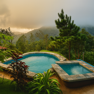 Escápate a Cerro Azul + 2 Desayunos + Piscina Climatizada y Zipline para 2 personas por $39.95 en Hacienda Mi Montañita