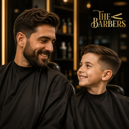 ¡Oferta Especial del Mes del Padre! Corte + Lavado para Papá e Hijo por solo $12 en The Barbers