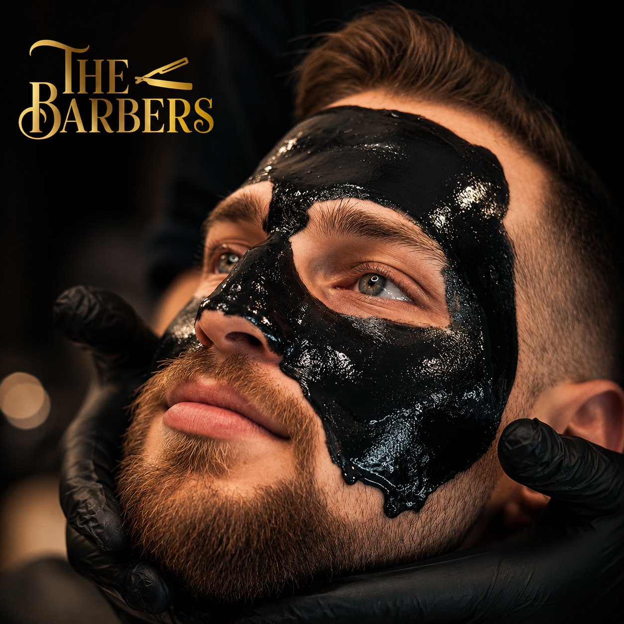 Corte de Cabello + Lavado de Cabeza + Mascarilla Negra + Limpieza Facial por solo $15 en The Barbers
