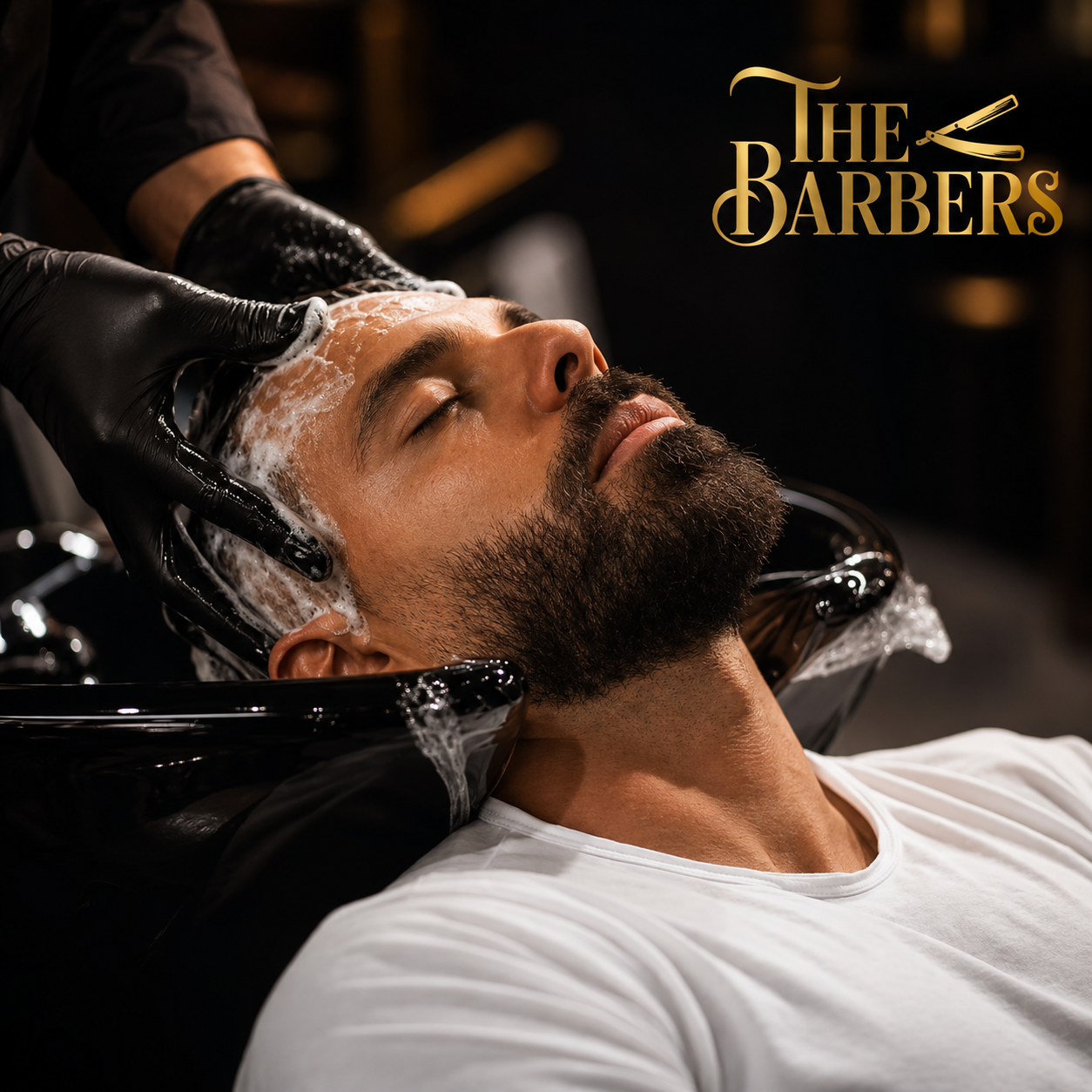 Corte de Cabello + Lavado de Cabeza + Mascarilla Negra + Limpieza Facial por solo $15 en The Barbers