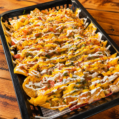 2 Burgers con Nachos para Compartir + 2 Bebidas por solo $17.99 en Chef Pepin