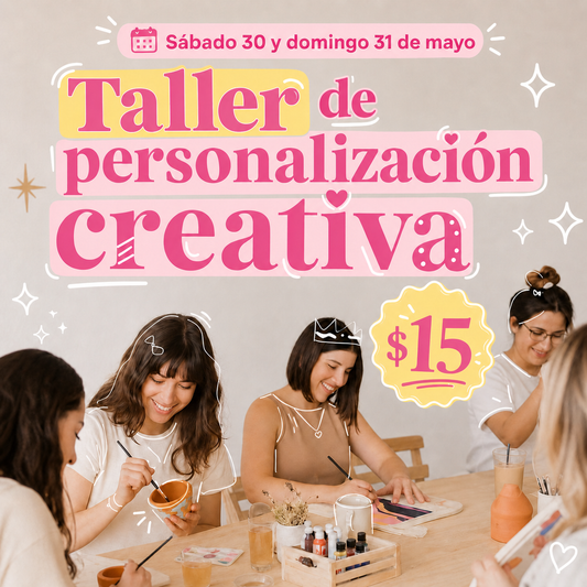 Taller de personalización creativa + 2 productos incluidos por $15 en Gifts and More