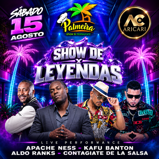 2x1 en Entradas en el "Show de Leyendas" por $10 con Tommy Team Eventos