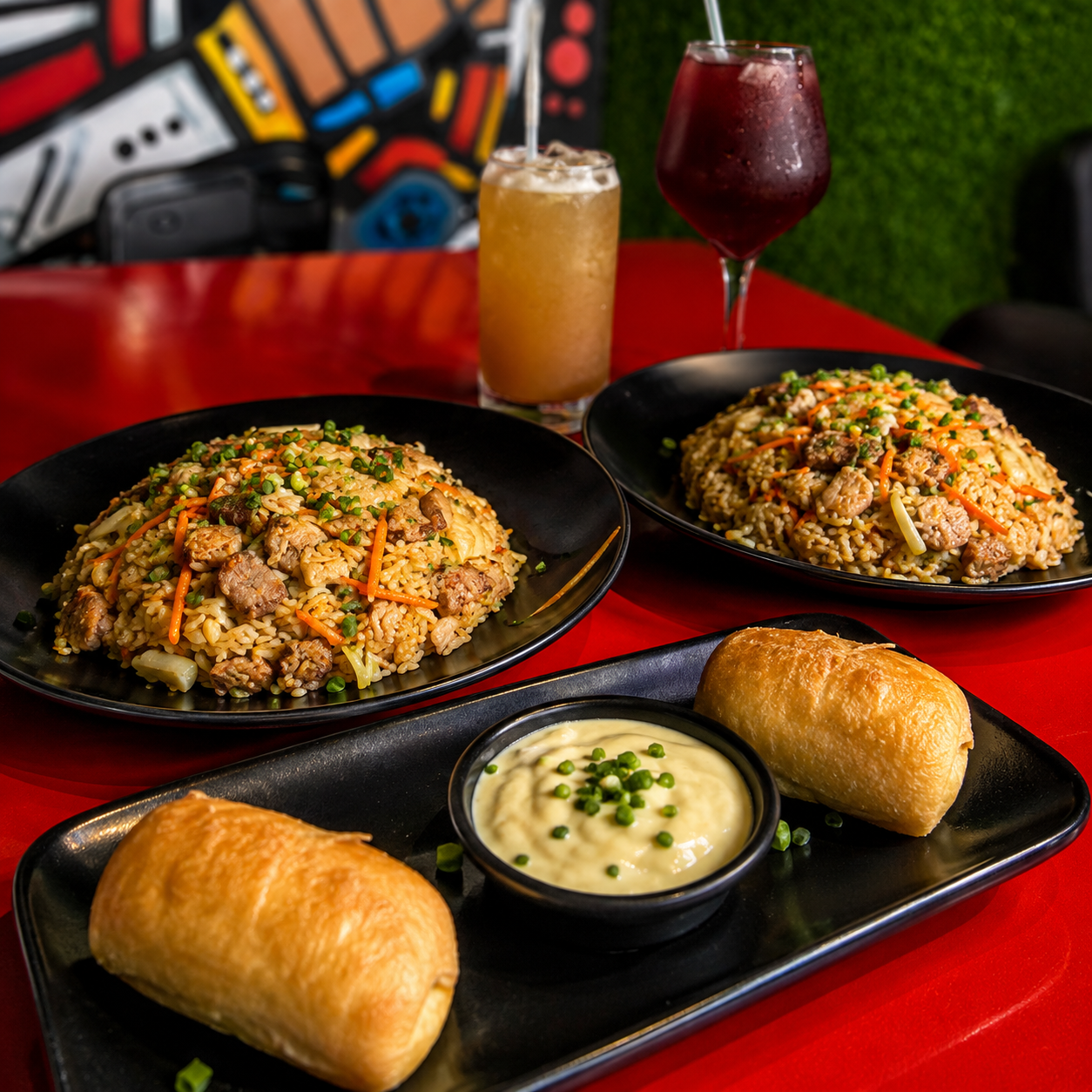 2x1 en Platos Mar y Tierra + Rollos de Primavera y Bebidas por $15 en Sushi Street