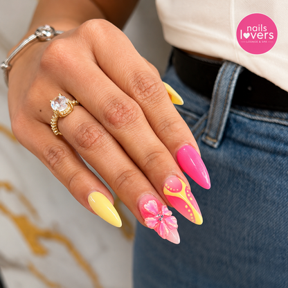 Dip Power en Uña Natural + 2 Diseños Gratis por solo $45 en Nails Lovers