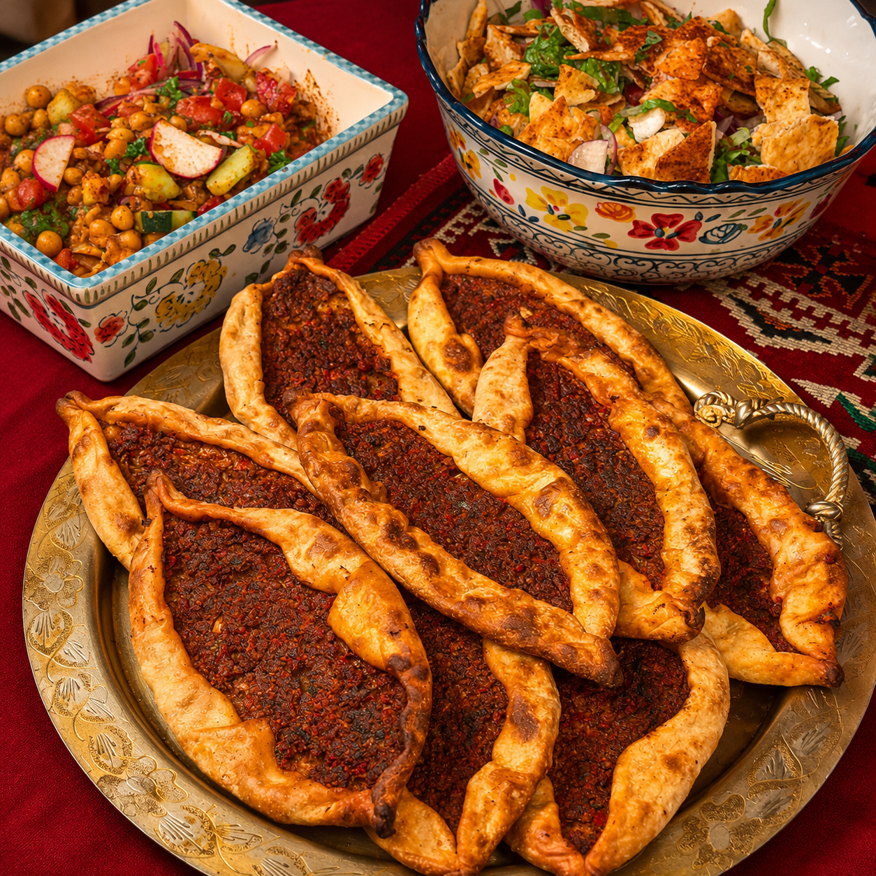 All You Can Eat Turco para 2 Personas con Shawarma, Pinchos, Pizzas Turcas y Té Caliente por $30 en Estambul Turkish Delight