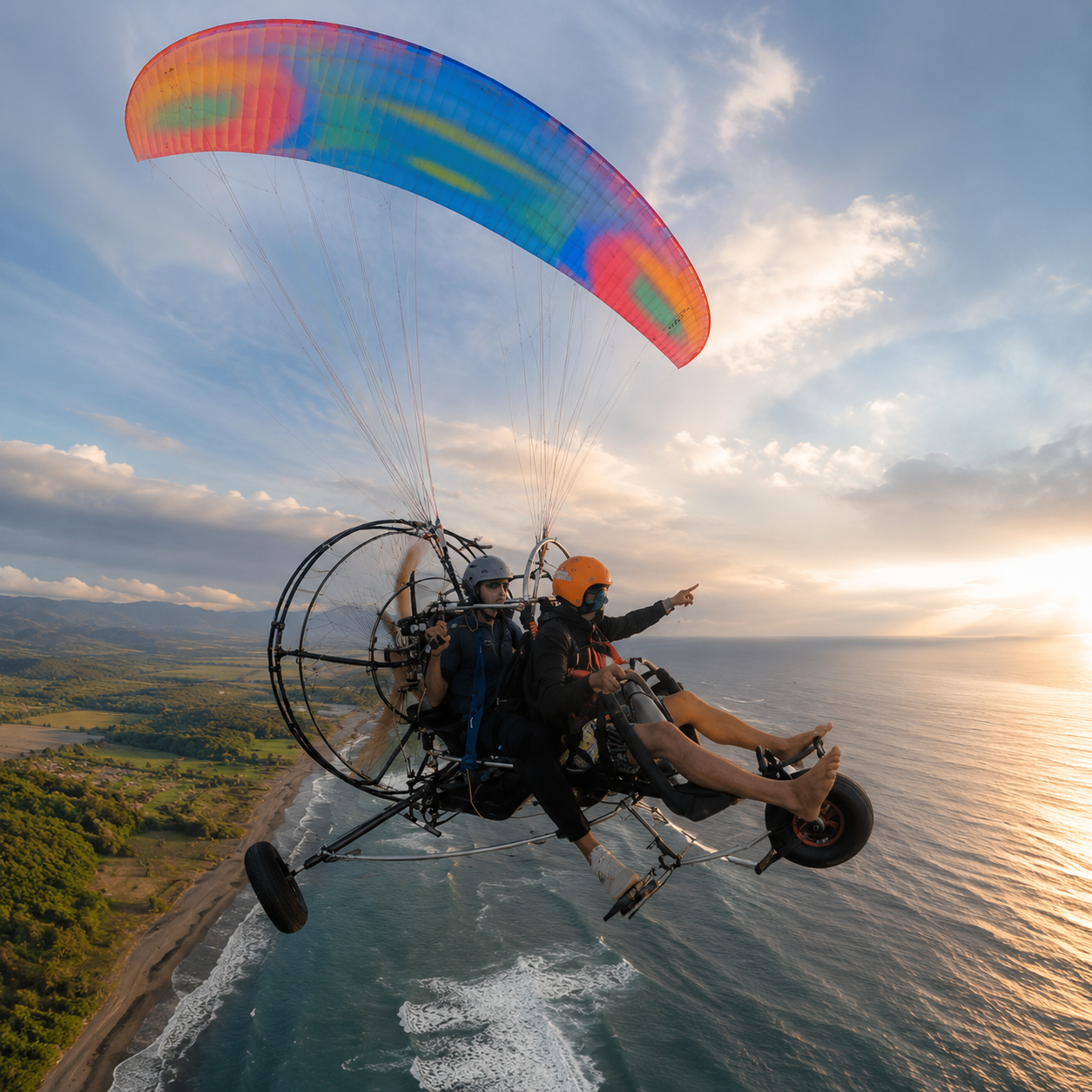Vuelo de Familiarización en Paratrike + Video Digital por solo $105 con Parapente Torio Panamá