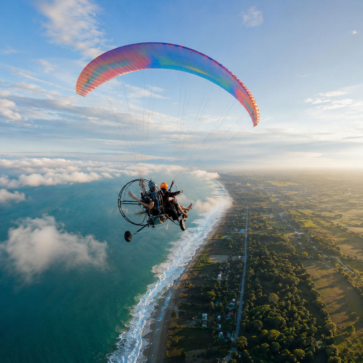 Vuelo de Familiarización en Paratrike + Video Digital por solo $105 con Parapente Torio Panamá