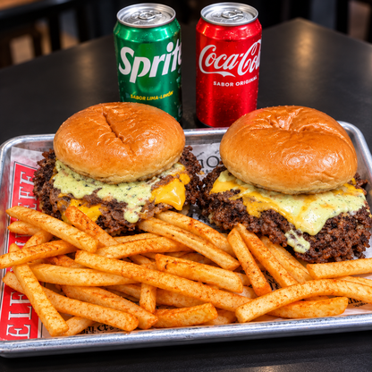 Combos de Burgers + Papas + Sodas desde $9 en Temptation Burger