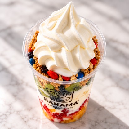 2 Parfaits Bahama con Yogurt Helado por $9.90 en Bahama Heladería